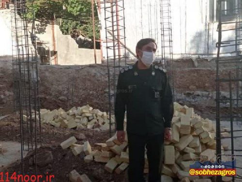 ساخت۴منزل مسکونی زلزله زدگان دنا به همت سپاه شهرستان لنده
