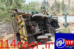 سقوط مرگبار یک دستگاه جرثقیل در باشت+جزییات