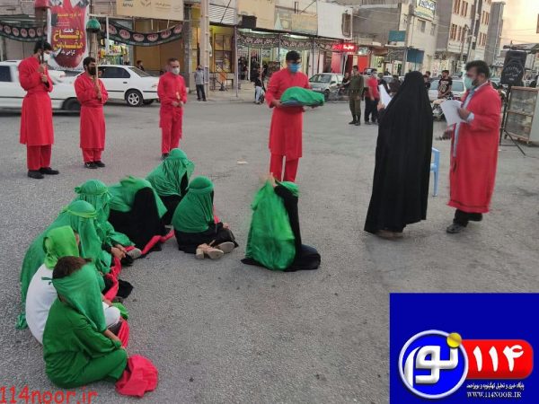 تعزیه اسرای شام در چرام برگزار شد
