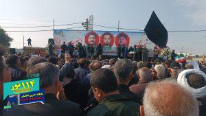 تشییع شهدای امنیت در گچساران + تصاویر