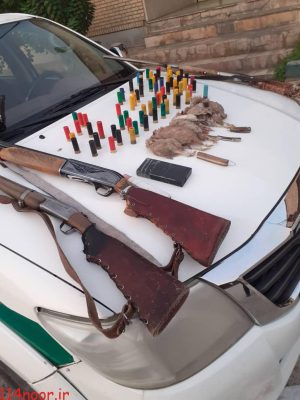 دستگیری ۳ گروه متخلف شکار پرنده در گچساران