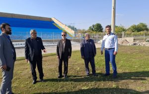 بازدید مدیرعامل شرکت بهره برداری نفت و گاز گچساران از روند آماده سازی ورزشگاه نفت گچساران