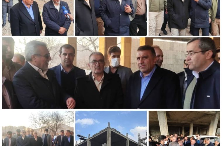 بازدید رئیس دانشگاه علوم پزشکی استان به همراه استاندار و نماینده مردم شهرستان های بویراحمد،دنا ومارگون در مجلس از بیمارستان درحال ساخت سیسخت