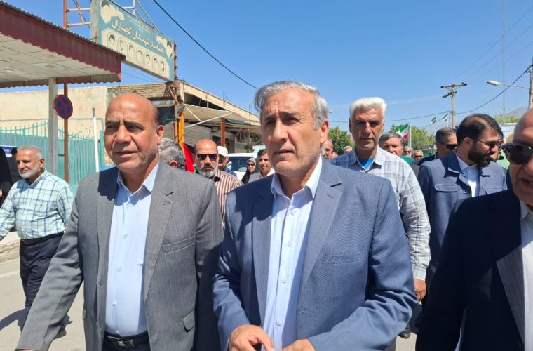 حضور پرشور کارکنان شرکت بهرهبرداری نفت و گاز گچساران در راهپیمایی روز قدس حضور پرشور کارکنان شرکت بهرهبرداری نفت و گاز گچساران در راهپیمایی روز قدس