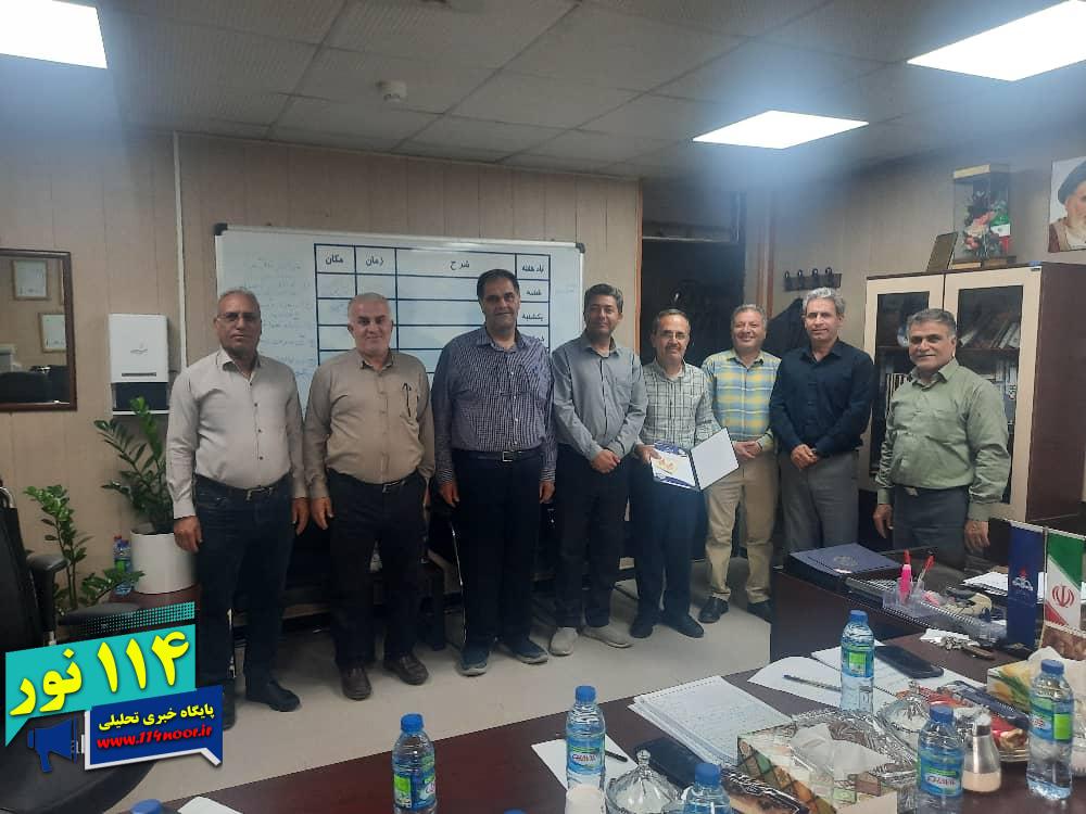 کارگر نمونه بازنشسته و کارشناس نمونه فضای سبز شرکت نفت گچساران تجلیل شدند