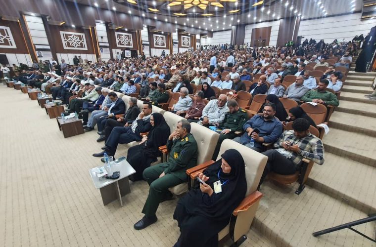 حضور پرشور کارکنان شرکت نفت و گاز گچساران در همایش گرامیداشت سوم خرداد سالروز آزادی خرمشهر