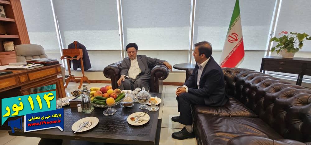 دیدار محسن ضامن‌فر با حجت‌الاسلام سید محمد موحد؛ تأکید بر توسعه زیرساخت‌های صنعتی و جذب سرمایه‌گذار در کهگیلویه و بویراحمد