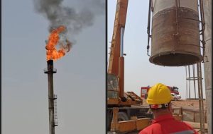 برای نخستین بار صورت گرفت بازسازی و نصب تیپ مشعل‌های کارخانه گاز و گازمایع ۹۰۰ پازنان ۲