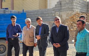 فرماندار بویراحمد از روند اجرایی مدارس در حال ساخت طرح «عدالت» بازدید کرد