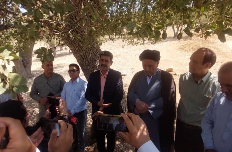 بازدید حجت‌الاسلام موحد و فرماندار چرام از روستای گره ای و جاده چاسخا