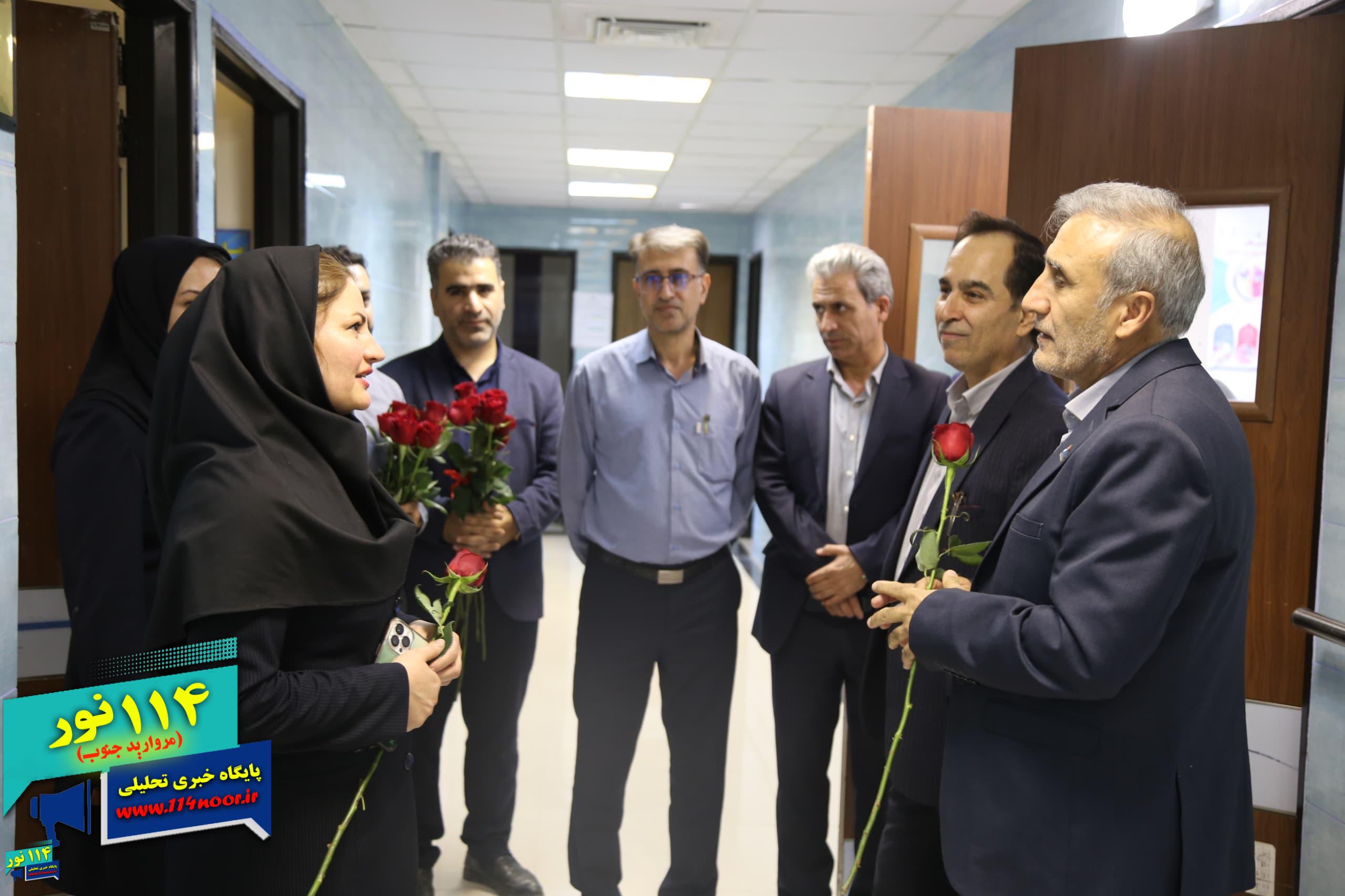 بازدید مدیرعامل شرکت نفت و گاز گچساران از بیمارستان شهدای نفت؛ تجلیل از پرستاران زحمتکش به مناسبت روز پرستار