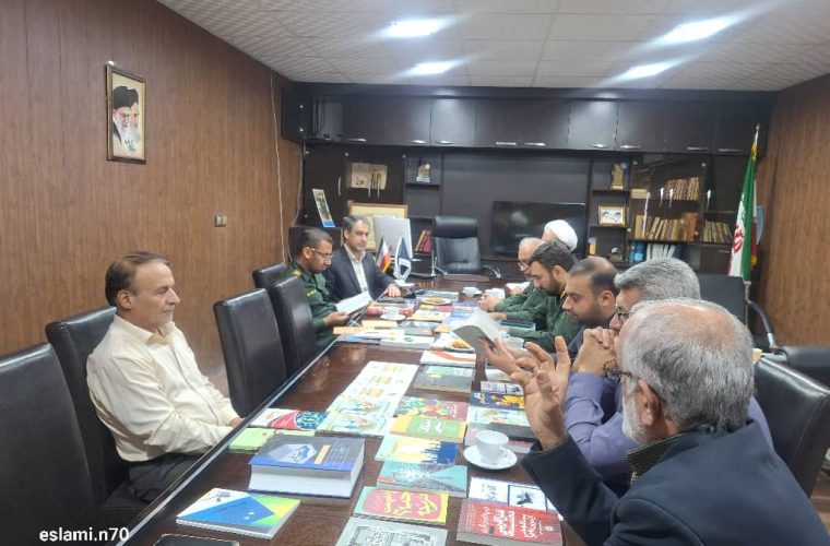 «تقدیر از تلاشهای فرهنگی در هفته کتاب؛ دیدار مسئول عقیدتی سیاسی بسیج مقاومت با رئیس اداره فرهنگ و ارشاد گچساران» «تقدیر از تلاشهای فرهنگی در هفته کتاب؛ دیدار مسئول عقیدتی سیاسی بسیج مقاومت با رئیس اداره فرهنگ و ارشاد گچساران»