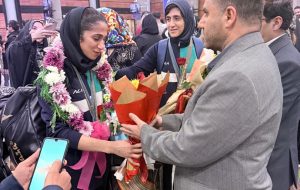 استقبال رسمی از مدال آوران المپیک ناشنوایان با حضور مسئولان فدارسیون و رئیس دفتر نماینده کهگیلویه بزرگ