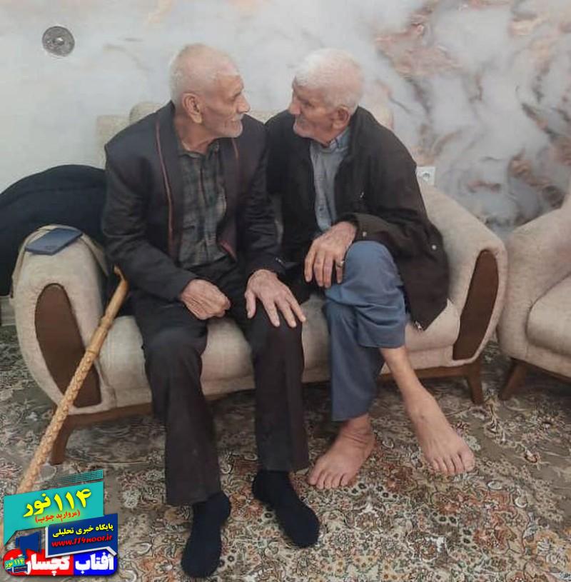 دیدار پس از ۸۰ سال دوری؛ مردی ۹۶ ساله زادگاهش در گچساران را یافت
