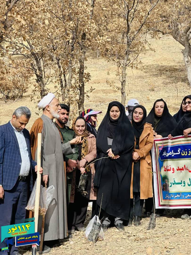 پیوند ایمان و طبیعت: کاشت نهال به مناسبت میلاد حضرت زهرا(س) در بویراحمد*
