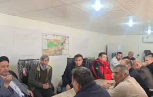 بازدید میدانی نماینده مردم کهگیلویه، بهمئی، چرام و لنده از محل حادثه سد سرپری