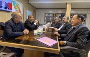نشست استاندار کهگیلویه و بویراحمد و رئیس سازمان جهادکشاورزی با معاون وزیر جهاد کشاورزی برای تسریع در پروژه‌های آب و خاک