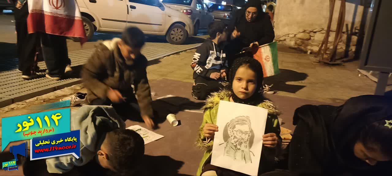 رئیس ارشاد باشت خبر داد تصویرسازی حماسه‌آفرینی رزمندگان اسلام توسط کودکان باشتی 