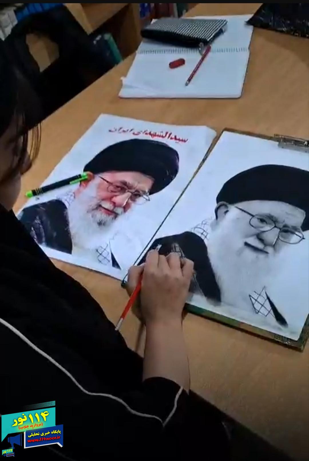 رئیس ارشاد باشت: ورکشاپ نقاشی به مناسبت شهادت امام شهید امت در باشت برگزار شد 