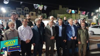 معاون اقشار سپاه فتح استان و فرمانده بسیج هنرمندان استان از نمایشگاه «میدان هنر» گچساران بازدید کردند